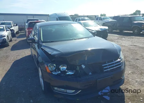 2014 Volkswagen Passat 2.0L Tdi Se из США, поврежденный, VIN 1VWBN7A32EC087382